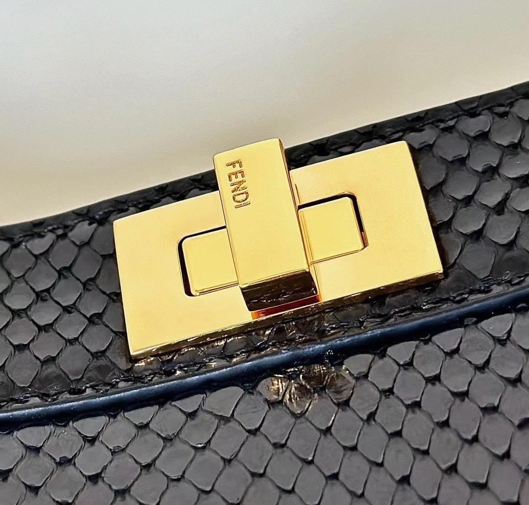 FENDI PEEKABOO PYTHON BAG