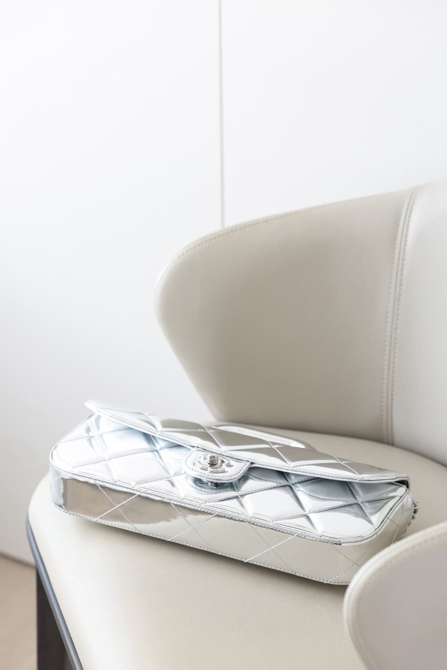 CHANEL LARGE FLAP BAG WITH TOP HANDLE