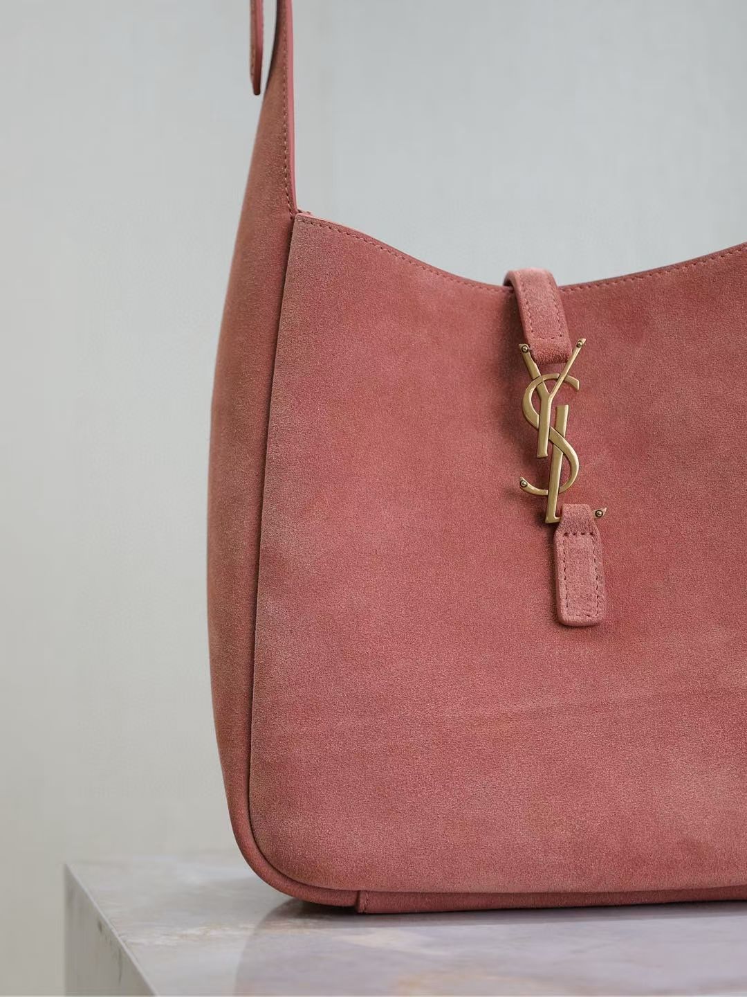 SAINT LAURENT SUEDE HOBO BAG