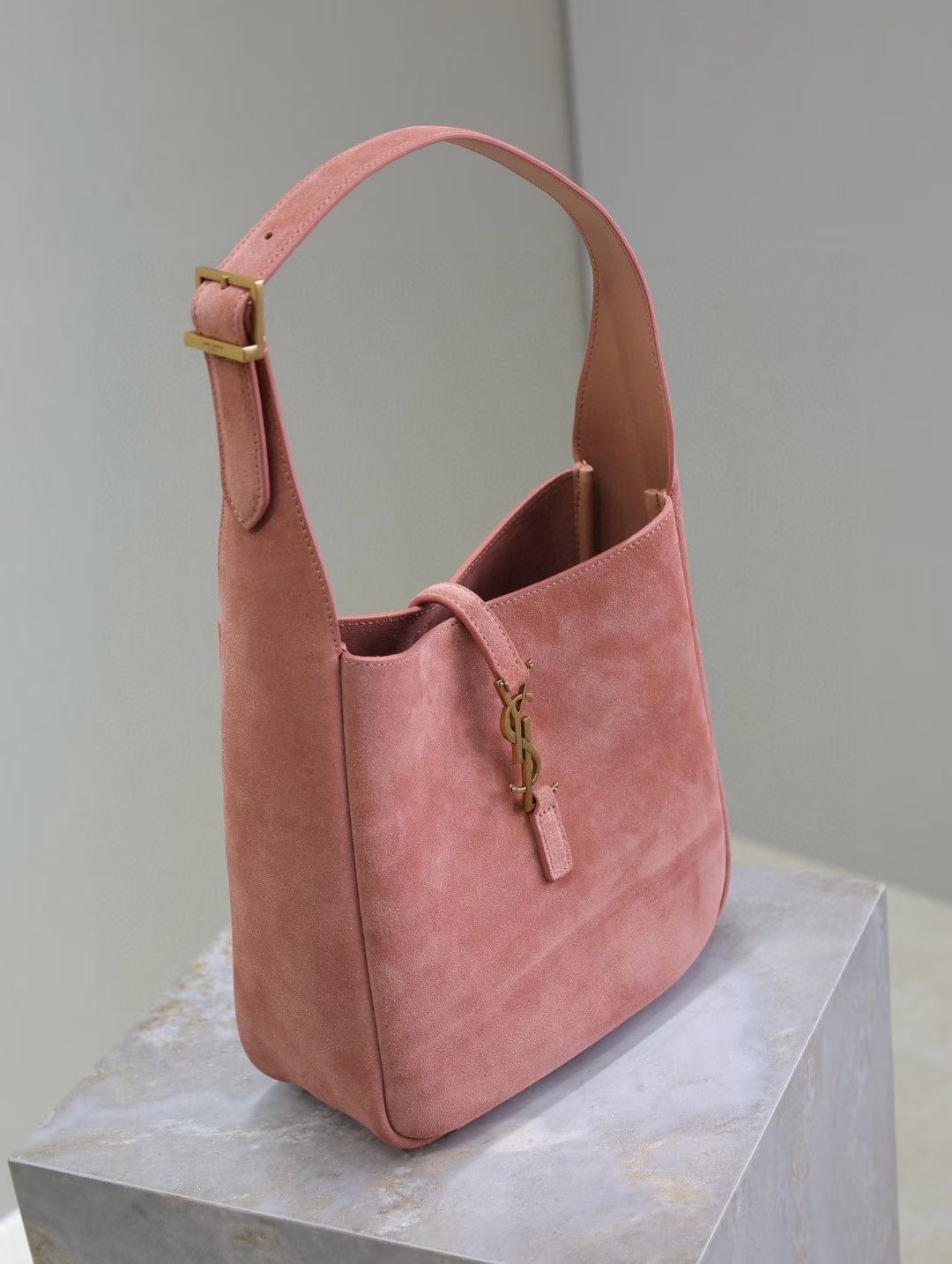 SAINT LAURENT SUEDE HOBO BAG